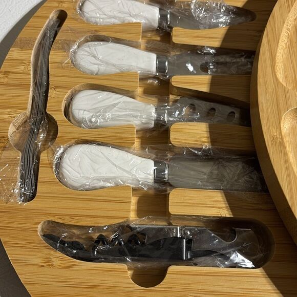 SMIRLY Charcuterie Boards Set: Charcuterie Board Set, Bamboo Cheese Board Set - Picture 6 of 12